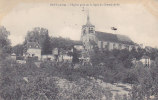 ERVY LE CHATEL L EGLISE PRISE SUR LA LIGNE DU CHEMIN DE FER - Ervy-le-Chatel