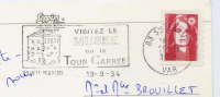 FLAMME-- 1994--SAINTE MAXIME--83--" VISITEZ LE MUSEE DE LA TOUR CARREE" - Wein & Alkohol