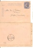 Belgique Cartes-Lettres N° 2  Perf A Obl. - Cartes-lettres