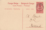 CONGO BELGE  ENTIER POSTAL CARTE POSTALE - Interi Postali
