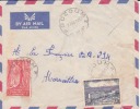 BOZOUM - TRANSIT PAR BOUAR - OUBANGUI - A.E.F - 1957 - COLONIES FRANCAISES - LETTRE - MARCOPHILIE - Sonstige & Ohne Zuordnung