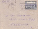 BAMBARI - OUBANGUI - A.E.F - 1956 - COLONIES FRANCAISES - FLAMME - LETTRE - MARCOPHILIE - Andere & Zonder Classificatie