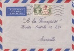 BANGUI - OUBANGUI - A.E.F - 1956 - COLONIES FRANCAISES - LETTRE - MARCOPHILIE - Sonstige & Ohne Zuordnung