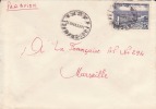FORT CRAMPEL - OUBANGUI - A.E.F - 1957 - COLONIES FRANCAISES - LETTRE - MARCOPHILIE - Sonstige & Ohne Zuordnung