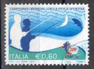 2011 CAMPIONATI MONDIALI PESCA SPORTIVA° 0,60 € USATO - 2011-20: Oblitérés