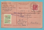 403 Op Ontvangkaart / Carte-recepisse Met Stempel MACHELEN (BRABANT) Met Stempel COMPENSATIE / POSTERIJEN ROESELARE !!! - 1934-1935 Leopold III.