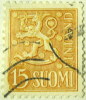 Finland 1954 Heraldic Lion 15 - Used - Gebraucht