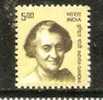 India 2009 Famous People Women Prime Minister Indira Gandhi 1v MNH - Mahatma Gandhi