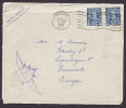 Canada Airmail Par Avion VANCOUVER 1936 Cover (Frontside Only) To Denmark King 2 X George V.Stamps - Poste Aérienne