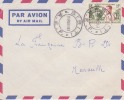 SIBITI > Transit > DOLISIE - CONGO - 1957 - COLONIES FRANCAISES - Afrique - Avion - Lettre - Flamme - Marcophilie - Covers & Documents