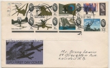 UK - 1965 BATTLE Of BRITAIN - Phosphor First Day Cover - 1952-1971 Dezimalausgaben (Vorläufer)