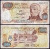 ® ARGENTINA - 1000 Pesos Reposicion-Replacement - Argentinien
