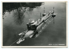 CARTOLINA FORMATO GRANDE SOTTOMARINO C3 LECCO BATISCAFO ANNO 1948 - Submarines