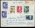 Inventeurs 973/978  Sur Lettre REC Vers France   2/11/1955 - Covers & Documents