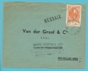 881 (U. P.U.) Op Brief Met Stempel MONS Met Naamstempel (Griffe) RESSAIX - Covers & Documents