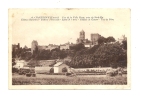 Cp, 86, Chauvigny, Vue De La Ville Haute, Prise De Nord-Est, Château Baronnial, Château D'Harcourt..., écrite - Chauvigny