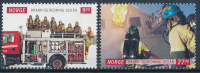 NORWAY/Norwegen 2011, 150 Years Of Fire And Rescue Services Set Of 2v** - Ongebruikt