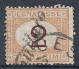 1870-74 REGNO USATO SEGNATASSE 2 CENT - RR9597 - Portomarken