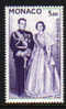 Monaco PA N° 74 XX  Couple Princier : 3  F. Violet   TB - Luchtpost
