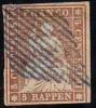 1850 SWITZERLAND MICHEL: 13 Llz USED - Gebraucht