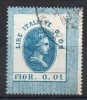 1866/67/68  - MARCA  DI TRANSIZIONE  -  Lire 0,02 - Steuermarken