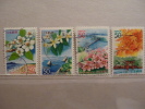 Japon " Fleur  "  2006  N° Y&T: 3820-3822-3823-3824    0bl. - Used Stamps