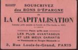 BUVARD....LA CAPITALISATION.. .‹(•¿•)› - Banque & Assurance