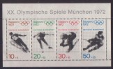 Olympia'72, BRD  Bl.6 , Xx   (738)* - Winter 1972: Sapporo