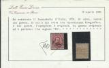 ITALIA REGNO 1879 EFFIGIE RE UMBERTOI 10 C MLH OTTIMA CENTRATURA CERTIFICATO - Ungebraucht