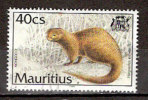 Timbre Maurice 1994 Y&T N°809 (7). Oblitéré. Mangouste. 40Cs. Cote 0.50 € - Mauritius (1968-...)