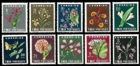 (02 B) Timor  1950  Flowers / Fleurs / Blumen / Bloemen / Flora  ** / Mnh  Michel 283-92 - Timor