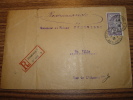 No.144 MERSON LETTRE RECOMMANDE EINSCHREIBEN 1923  STRASBOURG Pour EN VILLE - Cartas & Documentos