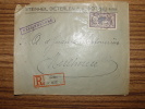 No.144 MERSON LETTRE RECOMMANDE EINSCHREIBEN 1923 DIETERLEN ROTHAU Pour INDUSTRIE COTONNIERE MULHOUSE - Cartas & Documentos