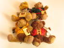 Prix Fixe TEDDY BEAR COLLECTION Ours Peluche Doudou Lot De 4  ACHAT IMMEDIAT - Beren