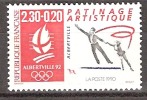 France  1990   YT 2633 **  JO Albertville  Patinage Artistique  Couple De Patineurs Et Logo - Patinage Artistique