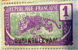 Ubangui Big Cat 1c - Mint Hinged - Other & Unclassified