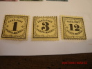 BADEN, SCOTT# LJ1OG,LJ2OGH,&LJ3OG, RURAL POSTAGE DUE,UNUSED - Ungebraucht