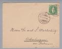 Schweiz 1896-08-10 Basel Brief Nach Ueberlingen De 25Rp. Stehende Zu#67D - Covers & Documents