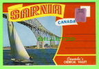 SARNIA, ONTARIO - CARNET SOUVENIR FOLDER OF SARNIA - 12 PHOTOS - STEAMER - - Sarnia