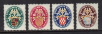 ALLEMAGNE Empire N° 390 à 393 * (charniéres Propres) - Unused Stamps