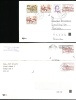 1994, 1995 Czech Republic. Covers  - 3 Pieces. Mich U1 , U2 I., II.  Chvaletice, Ostrava, ÄŒeský Dub. (F02026) - Enveloppes