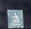 SUISSE 1854-62 O FIL DE SOIE ROUGE - Used Stamps