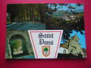 CPM-34-SAINT PONS DE THOMIERES -MULTI-VUES-LE FOIRAL-VUE GENERALE-LA PORTE NOSTRE SEIGNE-LE CLOCHER - VOYAGEE 1970 - Saint-Pons-de-Thomières