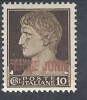 1941 ISOLE JONIE EFFIGIE 10 CENT MH * - RR9667 - Isole Ionie