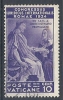 1935 VATICANO USATO CONGRESSO GIURIDICO 10 CENT - RR9672 - Usados