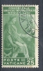 1935 VATICANO USATO CONGRESSO GIURIDICO 25 CENT - RR9674 - Usados