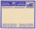 South West Africa: Military Airmail Letter Card, MLF 6 Type 8, (12 Mm Surcharge) - Südwestafrika (1923-1990)