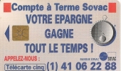 CARTE-PRIVEE-5U-10/95-GN1 87-GEM-SOVAC-UTILISEE  -T BE - - 5 Einheiten