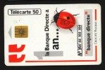 Télécarte 50u Utilisée Luxe   Banque Directe F586    Du 08 / 1995 - “600 Agences”