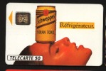 Télécarte 50u Utilisée Luxe  Schweppes Réfrigirateur     F287   Du 08 / 1992 - “600 Agences”